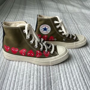 Comme des Garsons Play Converse Chuck Taylor High Top Sneaker